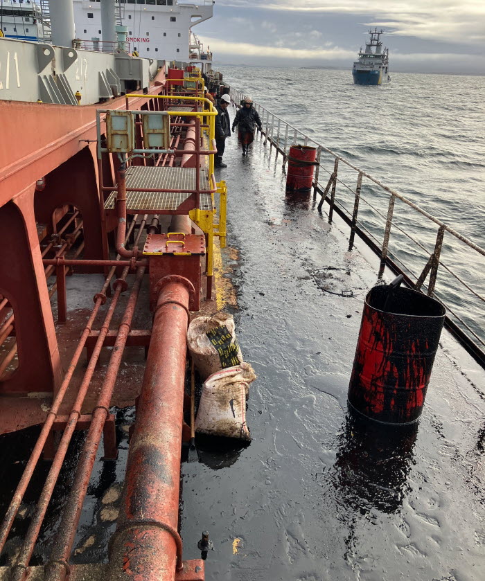 Oljeincident 1 mars 2026